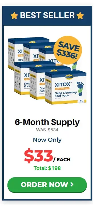 Xitox Foot-6-Bottles-Supplement